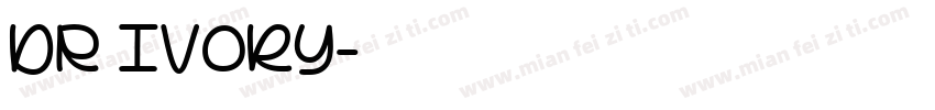 DR Ivory字体转换